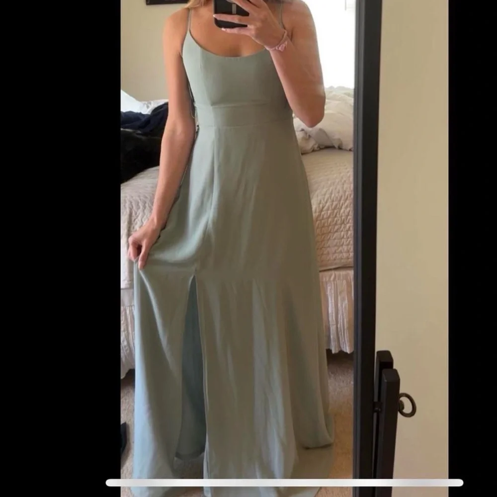 Birdy Grey Sage Bridesmaid Dress - Picture 1 of 4